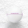 Remplissage Pouf EPS 50 L, Blanc, 10 kg/m³ 