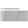 Bordure de jardin 4 pcs Argent 450 x 20 cm Acier galvanisé 