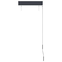 Store roulant d'extérieur 60x250 cm Blanc et orange 