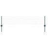 Poteaux de clôture 5 pcs U-Channel vert 40 cm en acier 