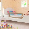 Barrière de lit enfant Taupe 102x42 cm Polyester 
