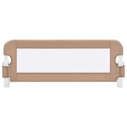 Barrière de lit enfant Taupe 102x42 cm Polyester 