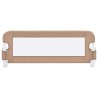 Barrière de lit enfant Taupe 102x42 cm Polyester 