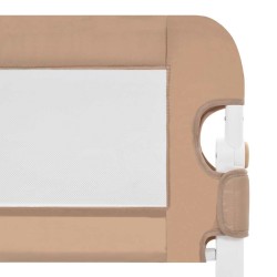 Barrière de lit enfant Taupe 102x42 cm Polyester 