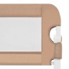 Barrière de lit enfant Taupe 102x42 cm Polyester 