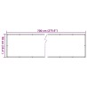 Écran d'intimité de balcon aspect de plante vert 700x90 cm PVC 