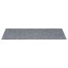 Tapis d'escalier autocollants 15 pièces 60 x 25 cm Gris clair Rectangulaire 