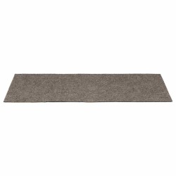 Tapis d'escalier autocollants 15 pièces 60 x 25 cm Beige Rectangulaire 