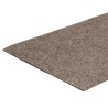 Tapis d'escalier autocollants 15 pièces 60 x 25 cm Beige Rectangulaire 