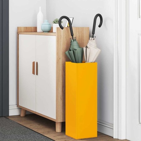 Porte-parapluies Jaune moutarde Métal Standard Porte-parapluies 