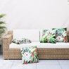 Coussins décoratifs lot de 4 Multicolore 50x50 cm Tissu 
