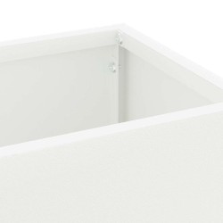 Stand de Parapluie Blanc Bois Moyen Support de Parapluie Blanc 