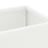 Stand de Parapluie Blanc Bois Moyen Support de Parapluie Blanc 