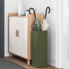 Porte-parapluies Vert olive Métal Moyen Rangement 