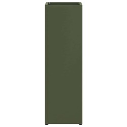Porte-parapluies Vert olive Métal Moyen Rangement 
