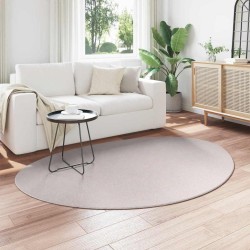 Tapis Couleur sable 140 x 200 cm Polyester 