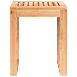 Tabouret de salle de bain 40x30x46 cm Bois massif de noyer 