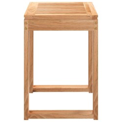 Tabouret de salle de bain 40x30x46 cm Bois massif de noyer 