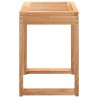 Tabouret de salle de bain 40x30x46 cm Bois massif de noyer 