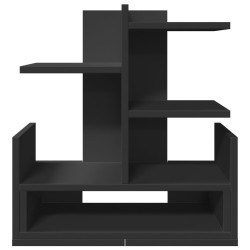 Organisateur de bureau noir 49x20x52,5 cm bois d'ingénierie 