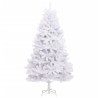 Sapin de Noël artificiel à charnières avec support blanc 180 cm 