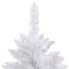 Sapin de Noël artificiel à charnières avec support blanc 180 cm 