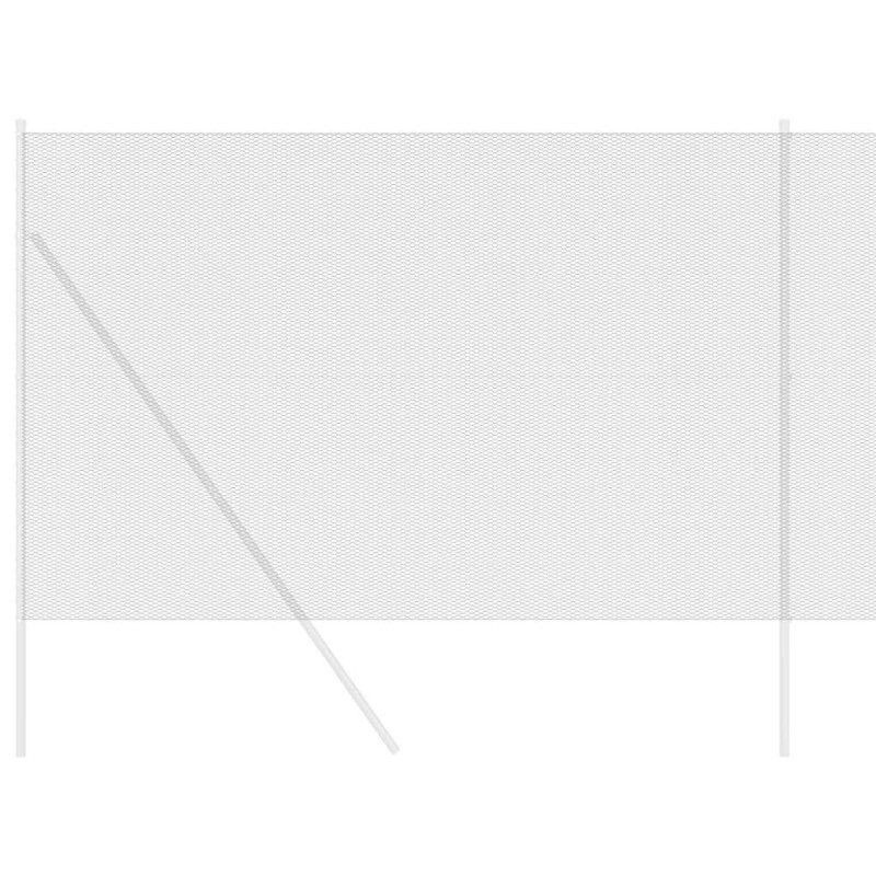 Clôture Hexagonale Grise Gris 1.5 x 50 m Acier 