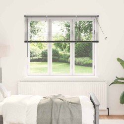 Store de Fenêtre Gris foncé 80 x 130 cm Aluminium 
