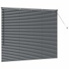 Store de Fenêtre Gris foncé 80 x 130 cm Aluminium 