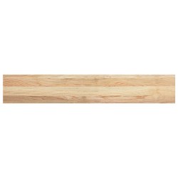 Appuis de fenêtre 2 pcs non traité 120x20x2cm bois chêne massif 