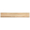 Appuis de fenêtre 2 pcs non traité 120x20x2cm bois chêne massif 