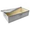 Boîtes de rangement 2 pcs Tissu 70x40x18 cm Gris 