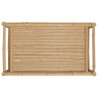 Table basse de jardin 100x55x33 cm bambou 
