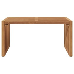 Table d'appoint de jardin 70x37.5x35.5 cm Bois massif Teck 