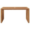 Table d'appoint de jardin 70x37.5x35.5 cm Bois massif Teck 