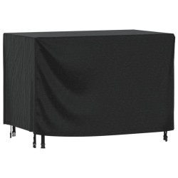 Housse de salon de jardin noir 140x70x90 cm imperméable 420D 