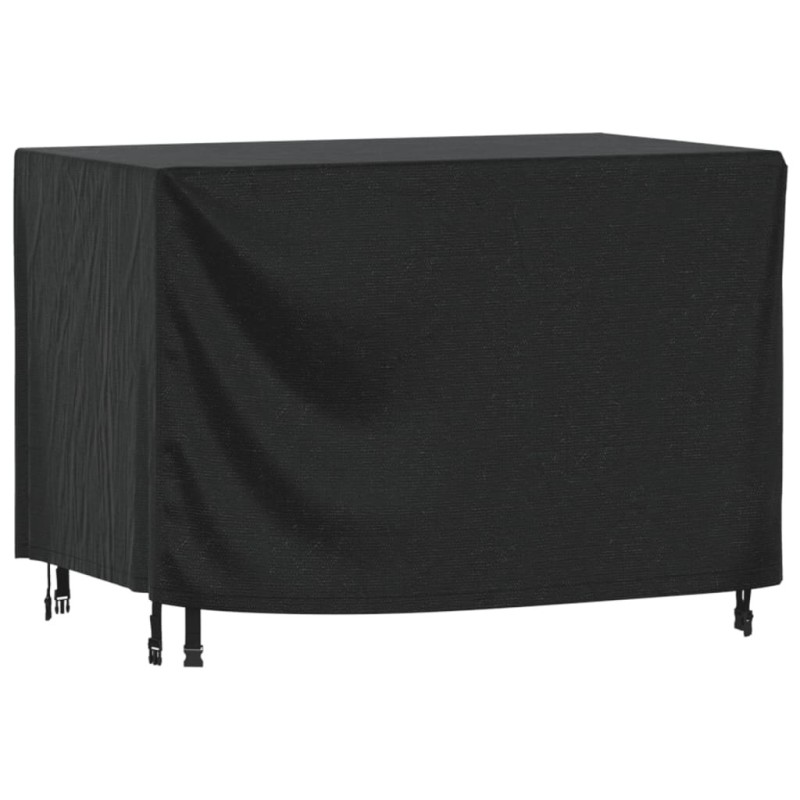 Housse de salon de jardin noir 140x70x90 cm imperméable 420D 