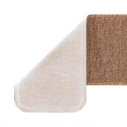 Tapis d'escalier avec dos en latex Jaune 20x75 cm 