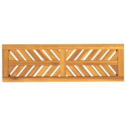 Banc de jardin 110 cm bois massif d'acacia 