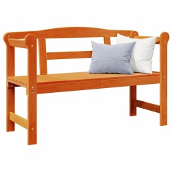 Banc d'extérieur Acacia 119x76x44 cm Bois massif 