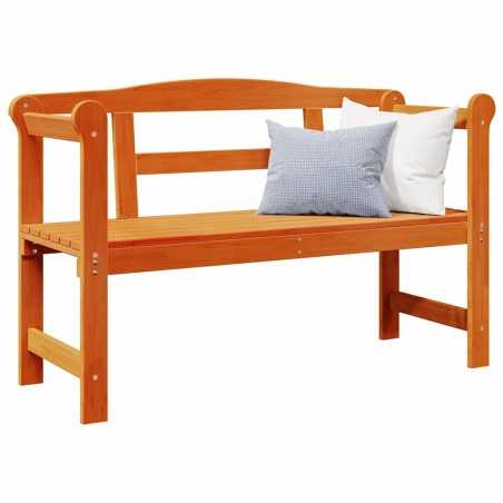 Banc d'extérieur Acacia 119x76x44 cm Bois massif 