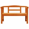 Banc d'extérieur Acacia 119x76x44 cm Bois massif 
