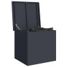 Boîte de Rangement Extérieure Anthracite 55 x 50.5 x 50 cm 