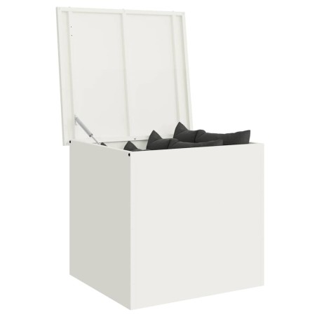Boîte de Rangement Extérieure Blanc 55 x 50.5 x 50 cm 
