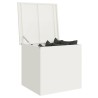 Boîte de Rangement Extérieure Blanc 55 x 50.5 x 50 cm 