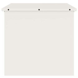Boîte de Rangement Extérieure Blanc 55 x 50.5 x 50 cm 