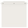Boîte de Rangement Extérieure Blanc 55 x 50.5 x 50 cm 