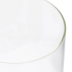 Pots de conservation en verre couvercle en bambou 4 pcs 1200 ml 