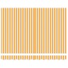 Tissu de remplacement d'auvent pour cadre de 3x2 m en jaune et blanc 