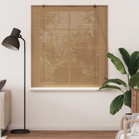 Stores et Occultants Marron Clair 150 x 160 cm Bambou 